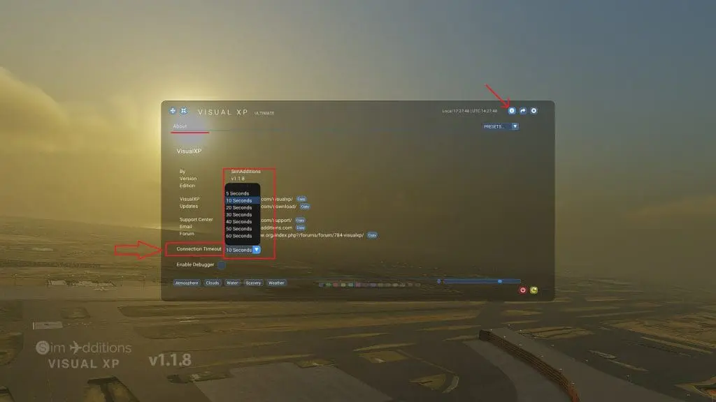 VisualXP1.1.8 Timeout